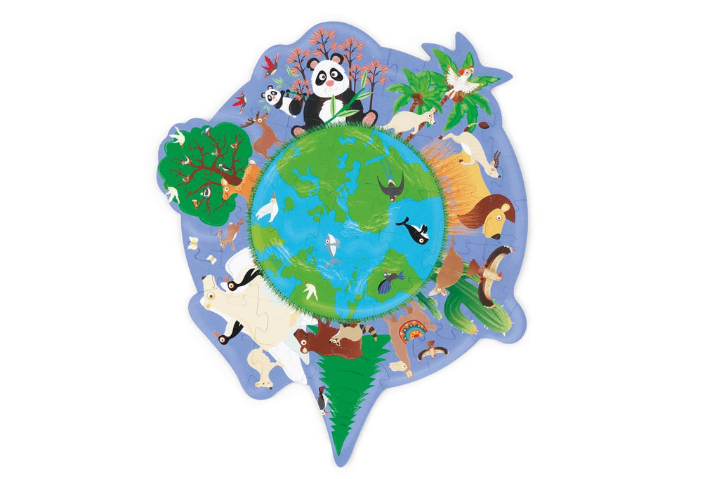 Contour Puzzle - World